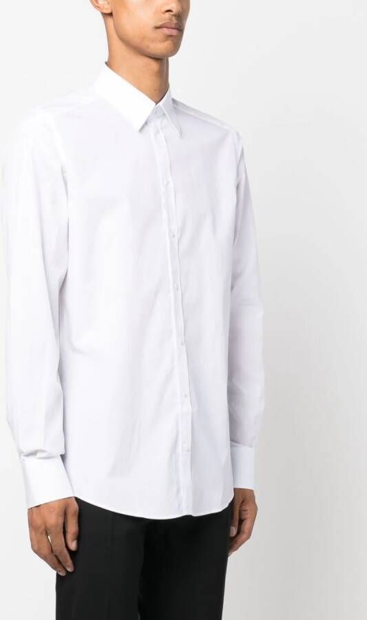 Dolce & Gabbana Overhemd met gespreide kraag Wit