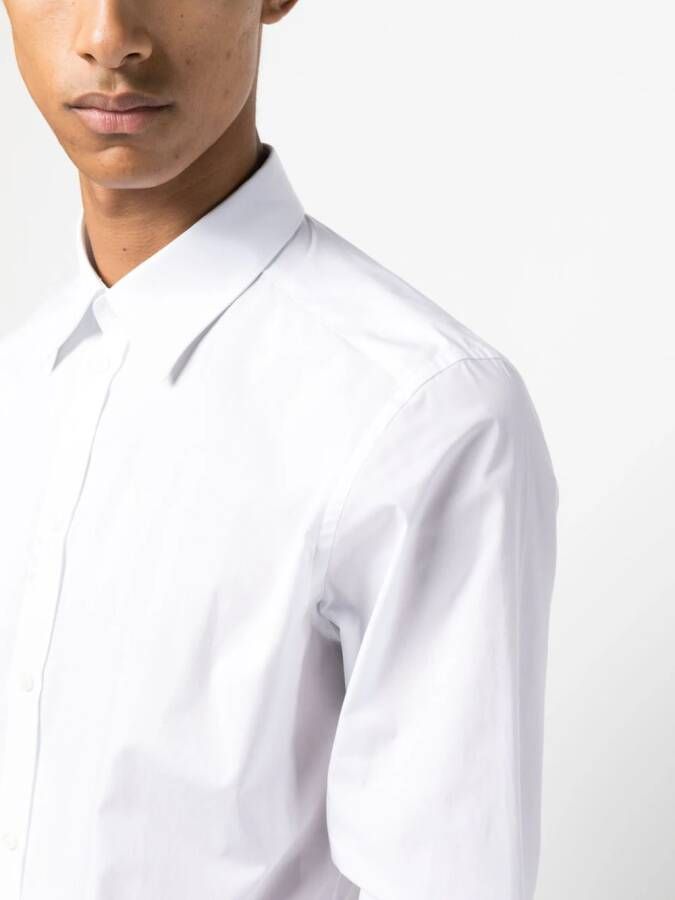 Dolce & Gabbana Overhemd met gespreide kraag Wit