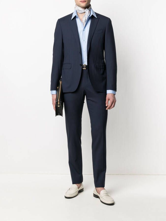 Dolce & Gabbana Overhemd met klassieke kraag Blauw