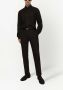 Dolce & Gabbana Linnen poloshirt met logo label Zwart - Thumbnail 2