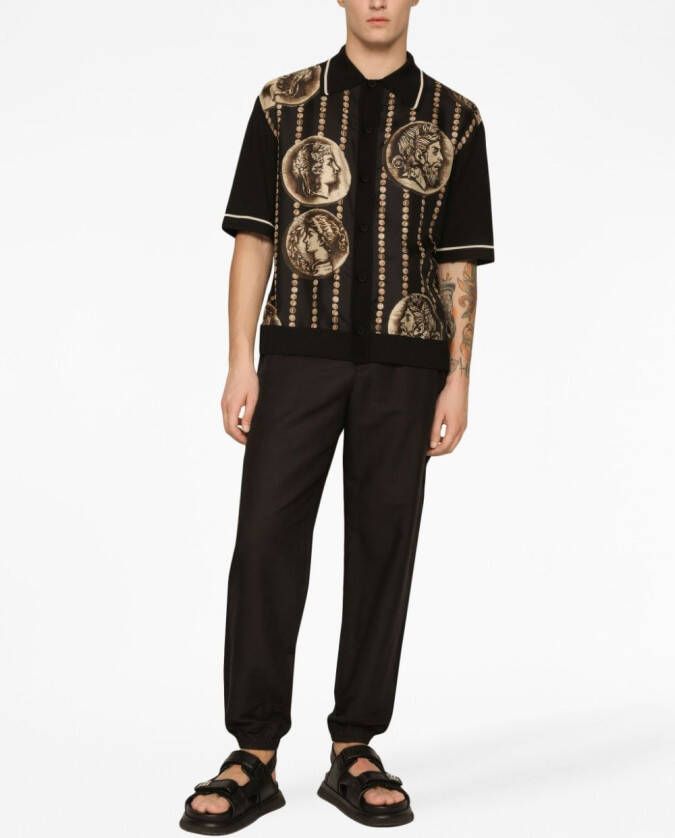 Dolce & Gabbana Overhemd met streepdetail Zwart