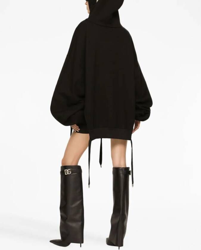 Dolce & Gabbana Oversized hoodie Zwart