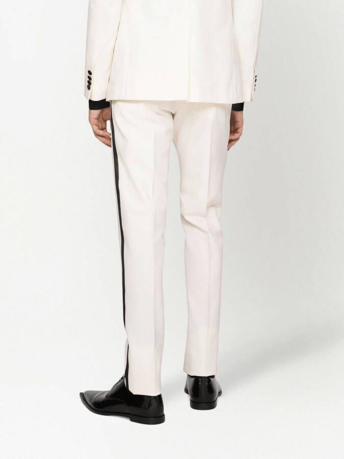 Dolce & Gabbana Stretch smoking pantalon Wit
