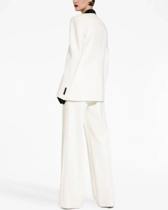 Dolce & Gabbana Pantalon met wijde pijpen Wit