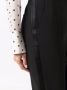 Dolce & Gabbana Pantalon met zijstreep dames zijde Spandex Elastane scheerwol 36 Zwart - Thumbnail 5