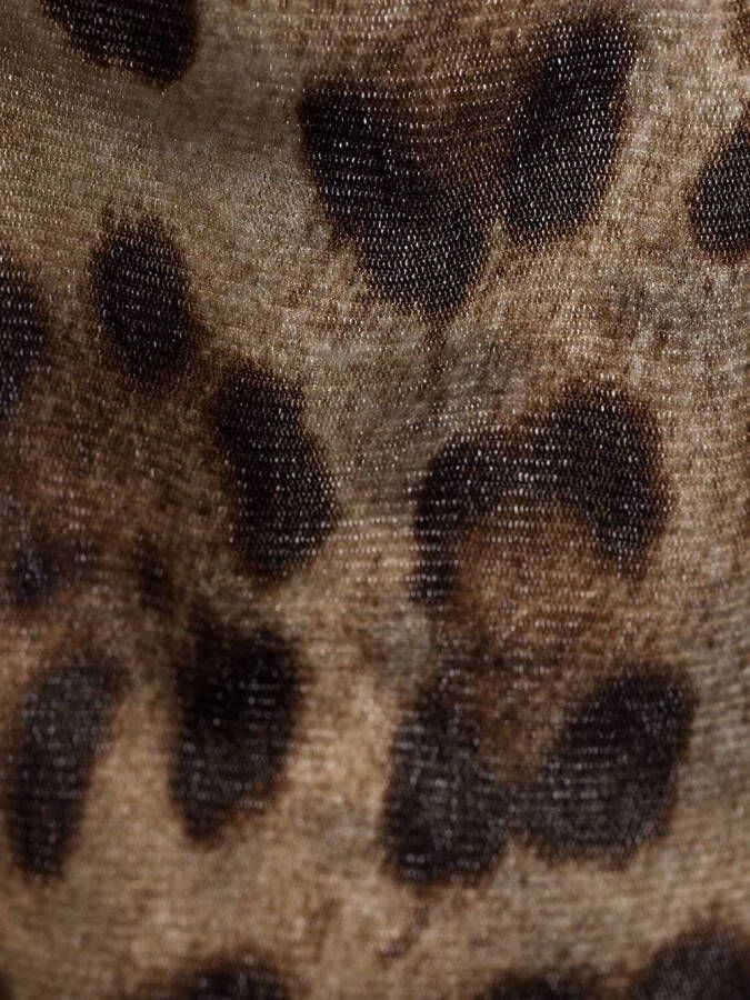 Dolce & Gabbana Panty met luipaardprint Bruin