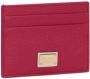 Dolce & Gabbana Pasjeshouder met logoplakkaat Roze - Thumbnail 4