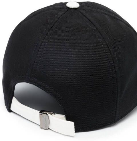 Dolce & Gabbana Honkbalpet met geborduurd logo Zwart