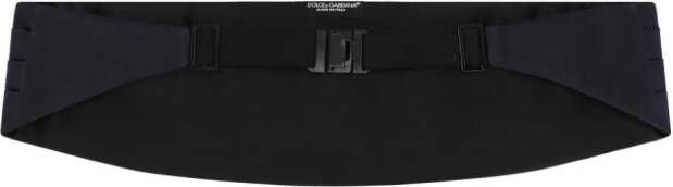 Dolce & Gabbana Geplooide cummerbund Zwart