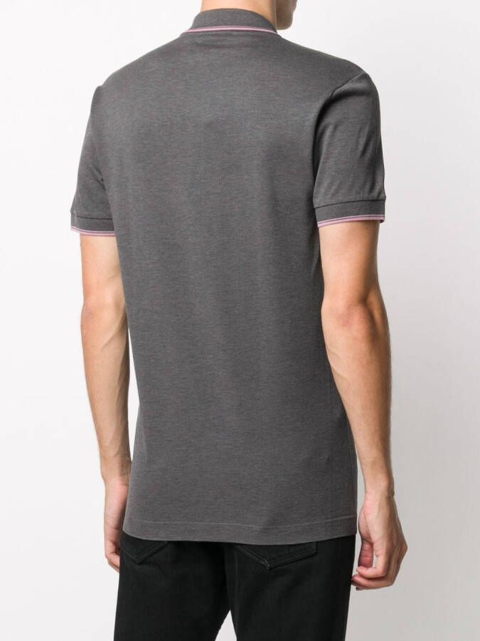 Dolce & Gabbana Poloshirt met geborduurd logo Grijs