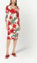 Dolce & Gabbana Midi-jurk met print Wit - Thumbnail 2