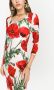Dolce & Gabbana Midi-jurk met print Wit - Thumbnail 4