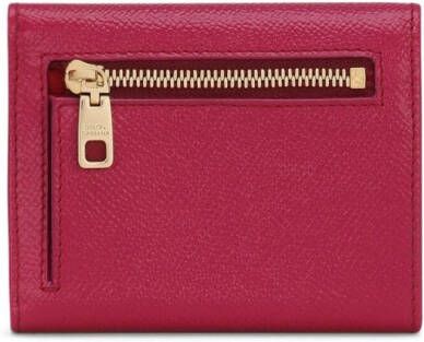 Dolce & Gabbana Portemonnee met logoplakkaat Rood