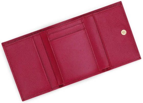 Dolce & Gabbana Portemonnee met logoplakkaat Rood