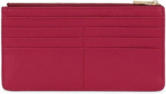 Dolce & Gabbana Portemonnee met logoplakkaat Roze