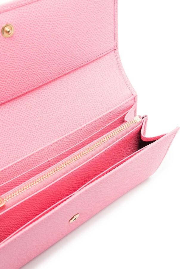 Dolce & Gabbana Portemonnee met logoplakkaat Roze