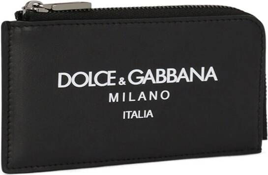 Dolce & Gabbana Portemonnee met logoprint Zwart