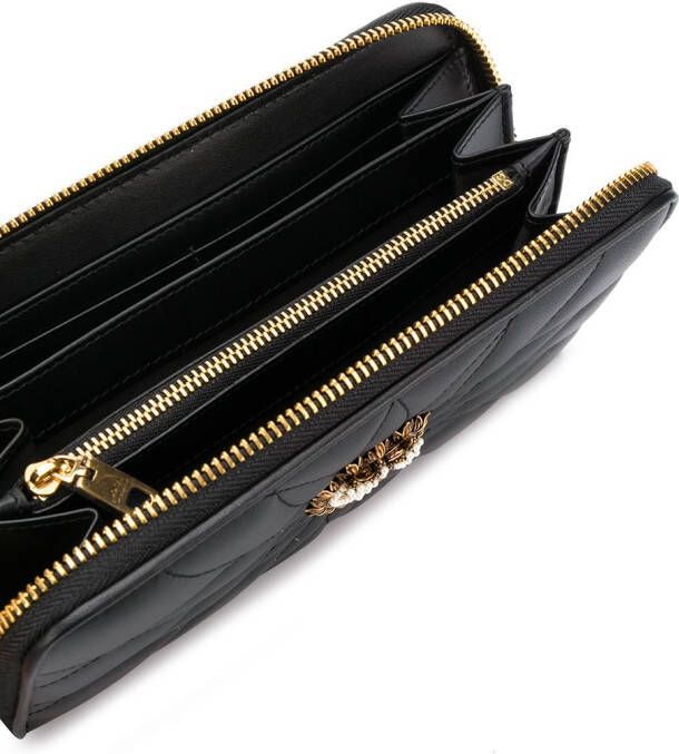 Dolce & Gabbana Portemonnee met rits Zwart