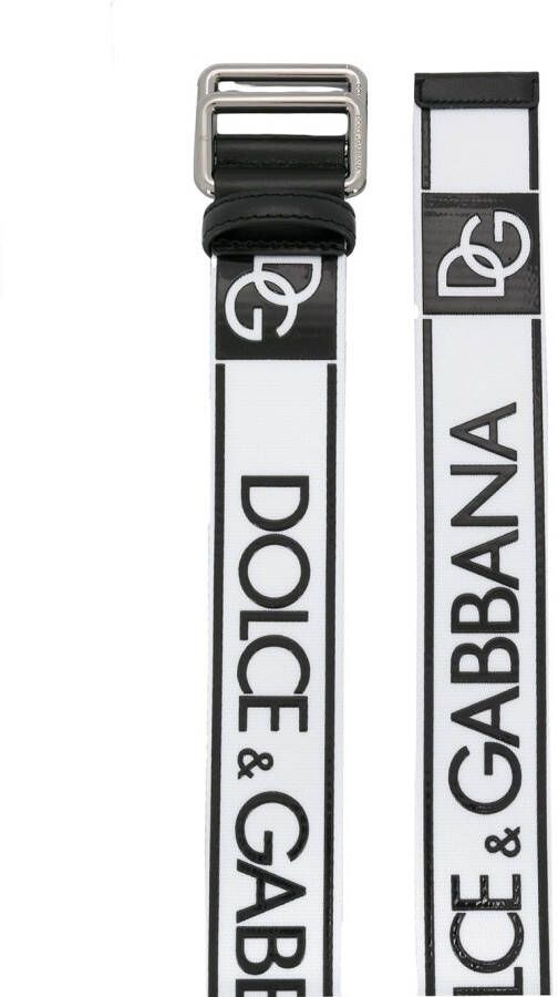 Dolce & Gabbana Riem met logo Wit