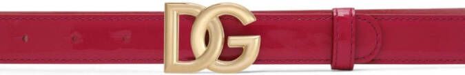 Dolce & Gabbana Riem met logogesp Roze