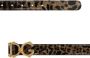 Dolce & Gabbana Riem met luipaardprint Bruin - Thumbnail 2