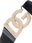 Dolce & Gabbana Riem verfraaid met logogesp Zwart - Thumbnail 3