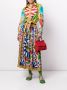 Dolce & Gabbana Twill midi-rok met Carretto-print Blauw - Thumbnail 2