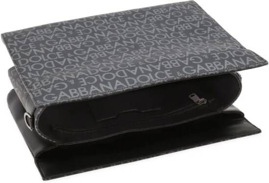 Dolce & Gabbana Schoudertas met logoprint Zwart