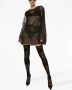 Dolce & Gabbana Semi-doorzichtige jurk Zwart - Thumbnail 2