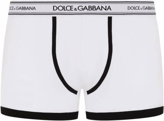 Dolce & Gabbana Set van twee boxershorts Wit