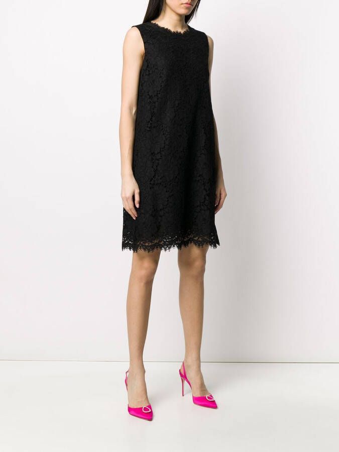 Dolce & Gabbana Shiftjurk met kant Zwart