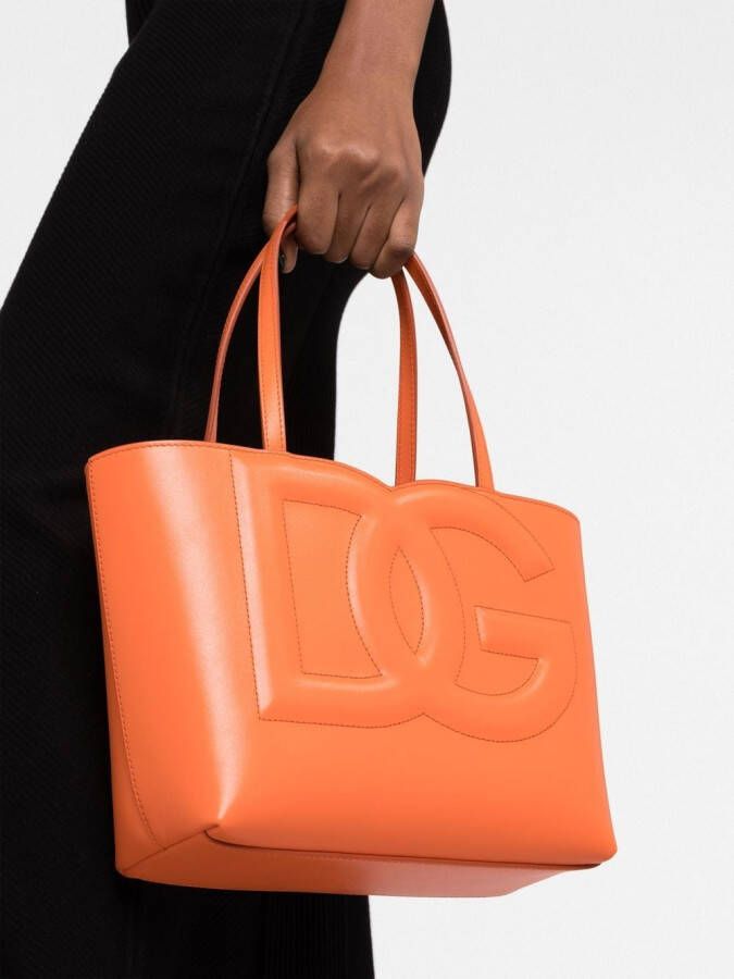 Dolce & Gabbana Shopper met logo Oranje