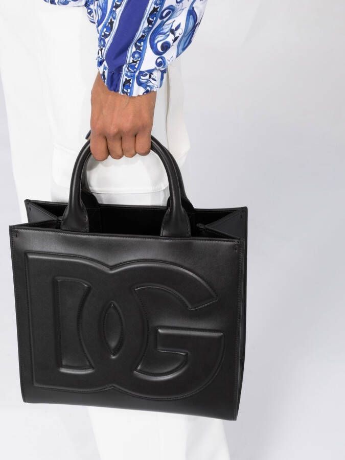 Dolce & Gabbana Kleine DG Daily shopper Zwart
