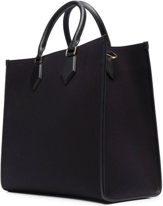 Dolce & Gabbana Shopper met logopatch Zwart