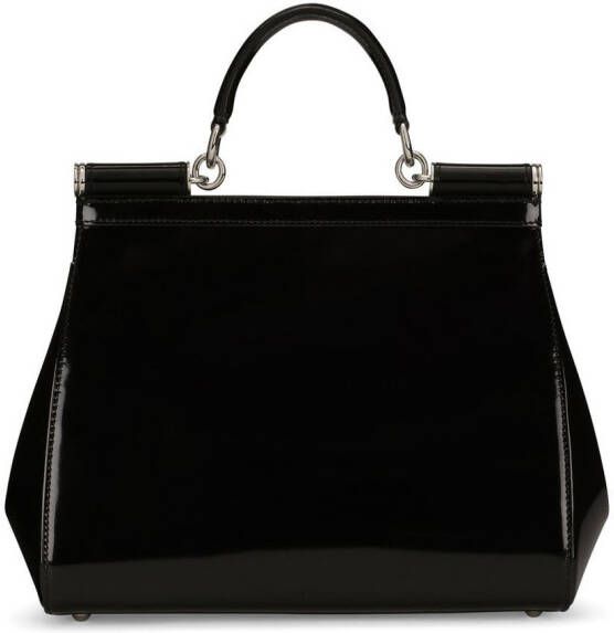 Dolce & Gabbana KIM medium Sicily tas met handgreep Zwart