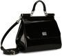 Dolce & Gabbana KIM medium Sicily tas met handgreep Zwart - Thumbnail 4