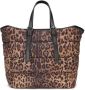 Dolce & Gabbana Sicily shopper met luipaardprint Bruin - Thumbnail 3