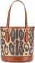 Dolce & Gabbana Kleine Crespo bucket-tas met luipaardprint Bruin - Thumbnail 3