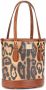 Dolce & Gabbana Kleine Crespo bucket-tas met luipaardprint Bruin - Thumbnail 4