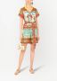 Dolce & Gabbana Twill shorts met print Blauw - Thumbnail 2