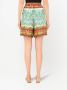 Dolce & Gabbana Twill shorts met print Blauw - Thumbnail 4