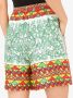 Dolce & Gabbana Twill shorts met print Blauw - Thumbnail 5