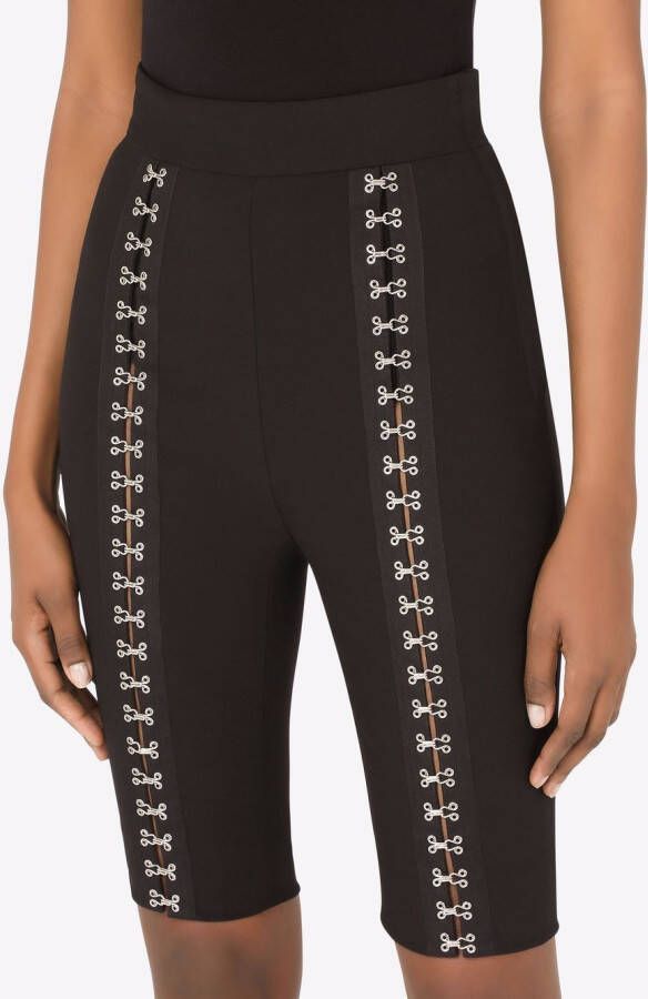 Dolce & Gabbana Shorts met haaksluiting Zwart