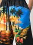 Dolce & Gabbana Shorts met palmboomprint Blauw - Thumbnail 5