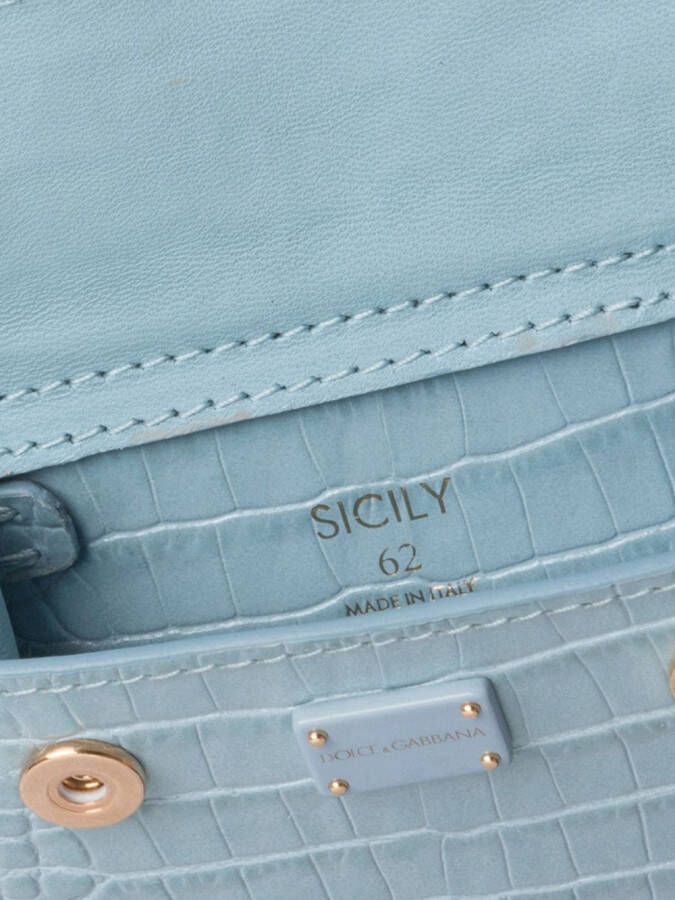Dolce & Gabbana Kleine Sicily 62 tas Blauw