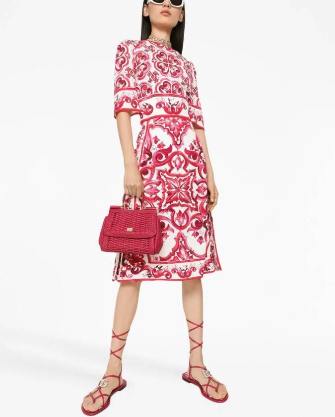 Dolce & Gabbana Sicily 62 kleine handtas Rood