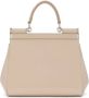 Dolce & Gabbana KIM DOLCE&GABBANA Sicily kleine tas met handgreep Beige - Thumbnail 3
