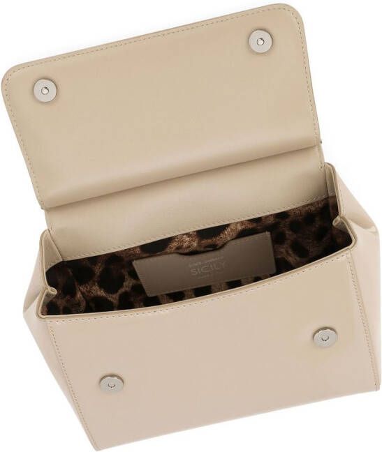 Dolce & Gabbana KIM DOLCE&GABBANA Sicily kleine tas met handgreep Beige