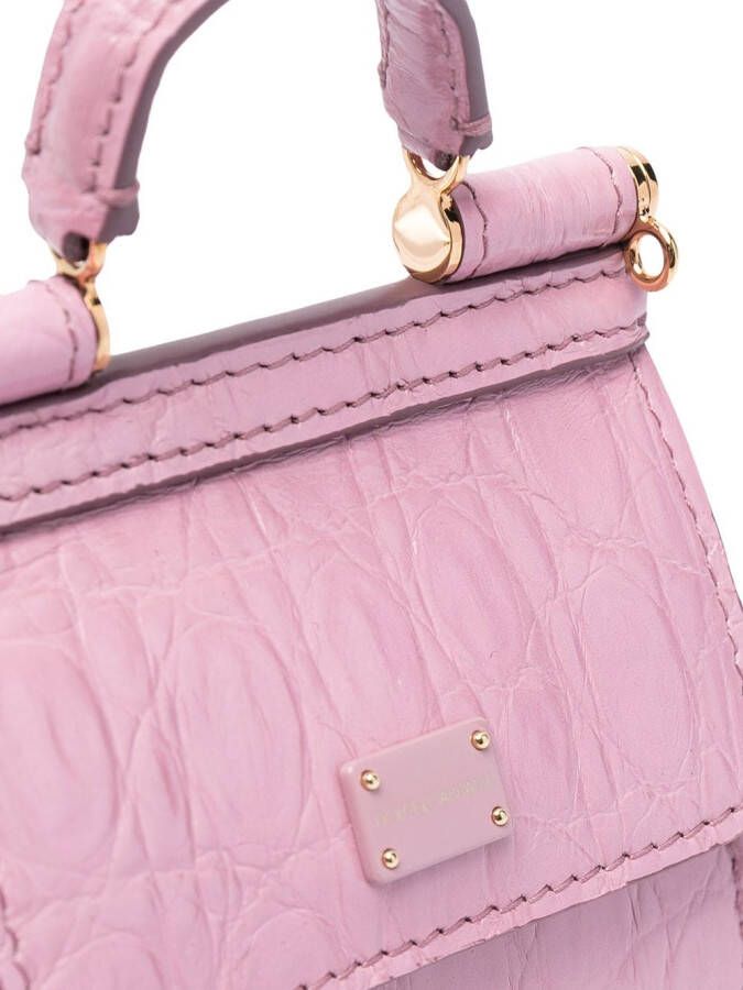 Dolce & Gabbana Mini Sicily 58 shopper Zwart