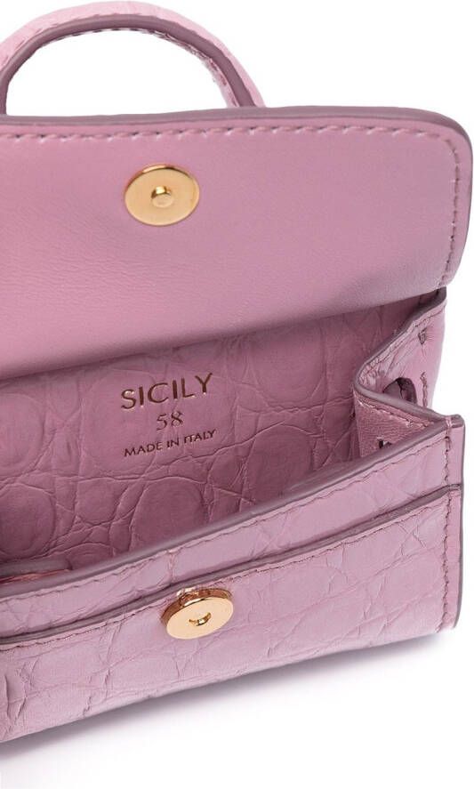 Dolce & Gabbana Mini Sicily 58 shopper Zwart